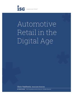 Automotive Retail in the Digital Age