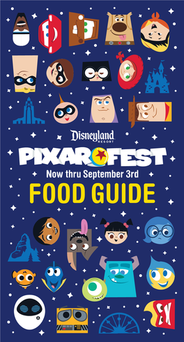 Disneyland Resort Pixarfest Food Guide