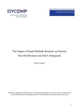 The Impact of Small Modular Reactors on Nuclear Non-Proliferation and IAEA Safeguards