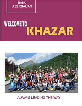 Khazar University Brochure