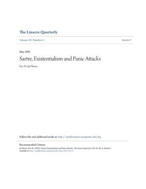 Sartre, Existentialism and Panic Attacks Eric H