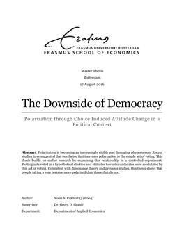 The Downside of Democracy