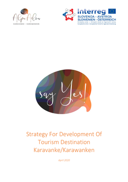 Strategy for Development of Tourism Destination Karavanke/Karawanken