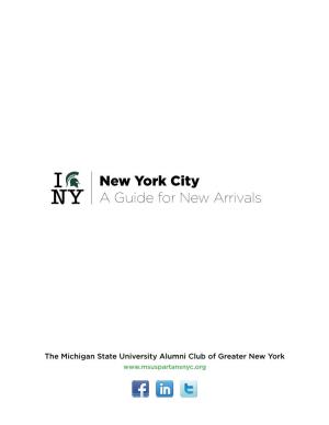 New York City a Guide for New Arrivals