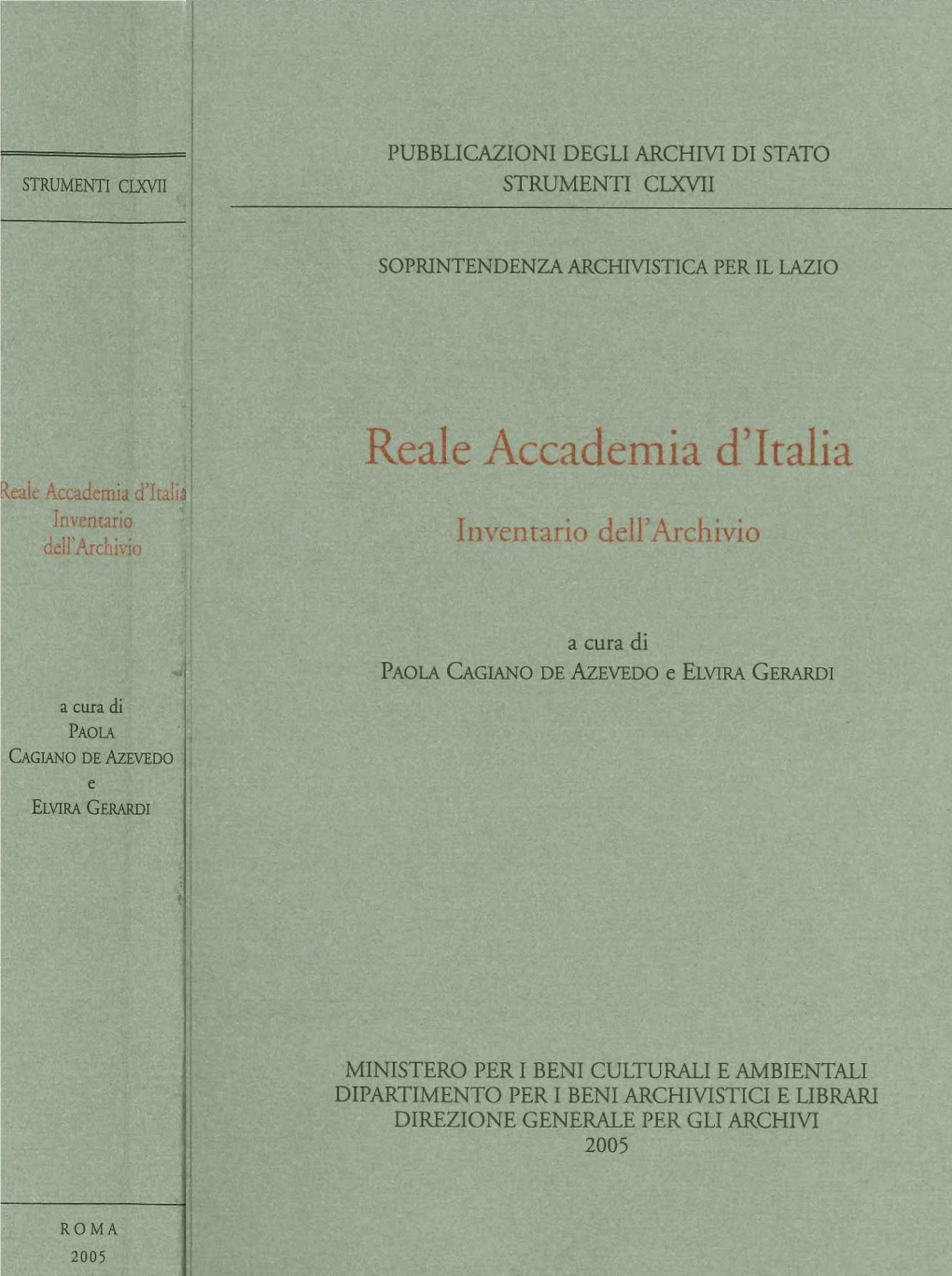 Reale Accademia D'italia