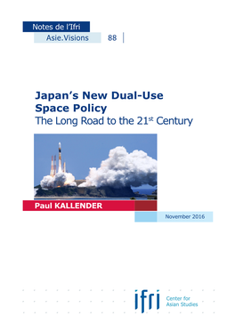 Japan's New Dual-Use Space Policy