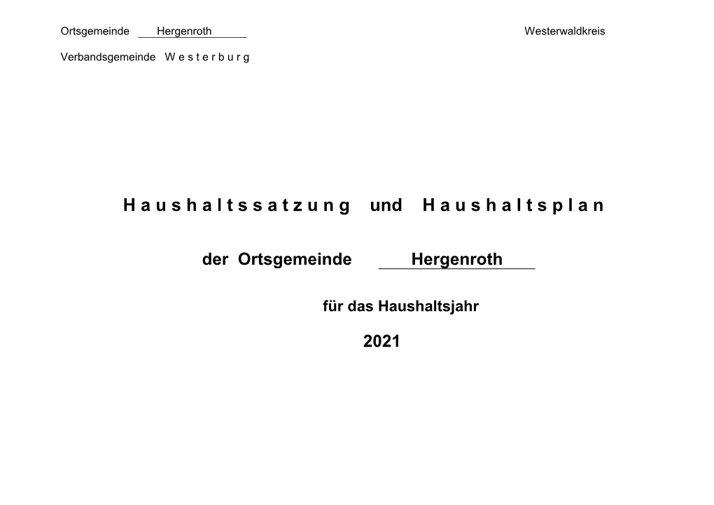 Haushaltsplan Hergenroth 2021.Pdf