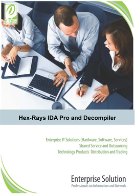 Hex-Rays IDA Pro and Decompiler