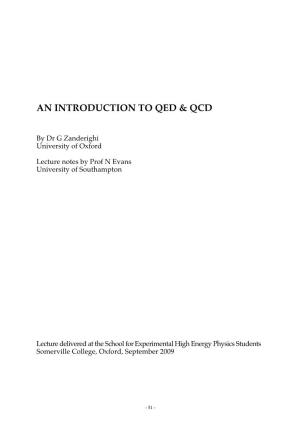 An Introduction to Qed &