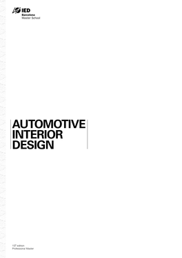 Automotive Interior Design