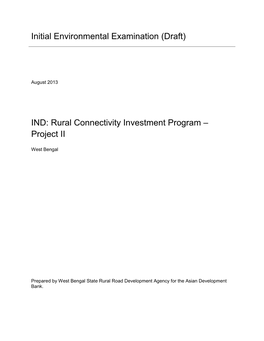 (Draft) IND: Rural Connectivity Investment Program – Project II