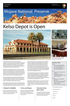 Kelso Depot Is Open