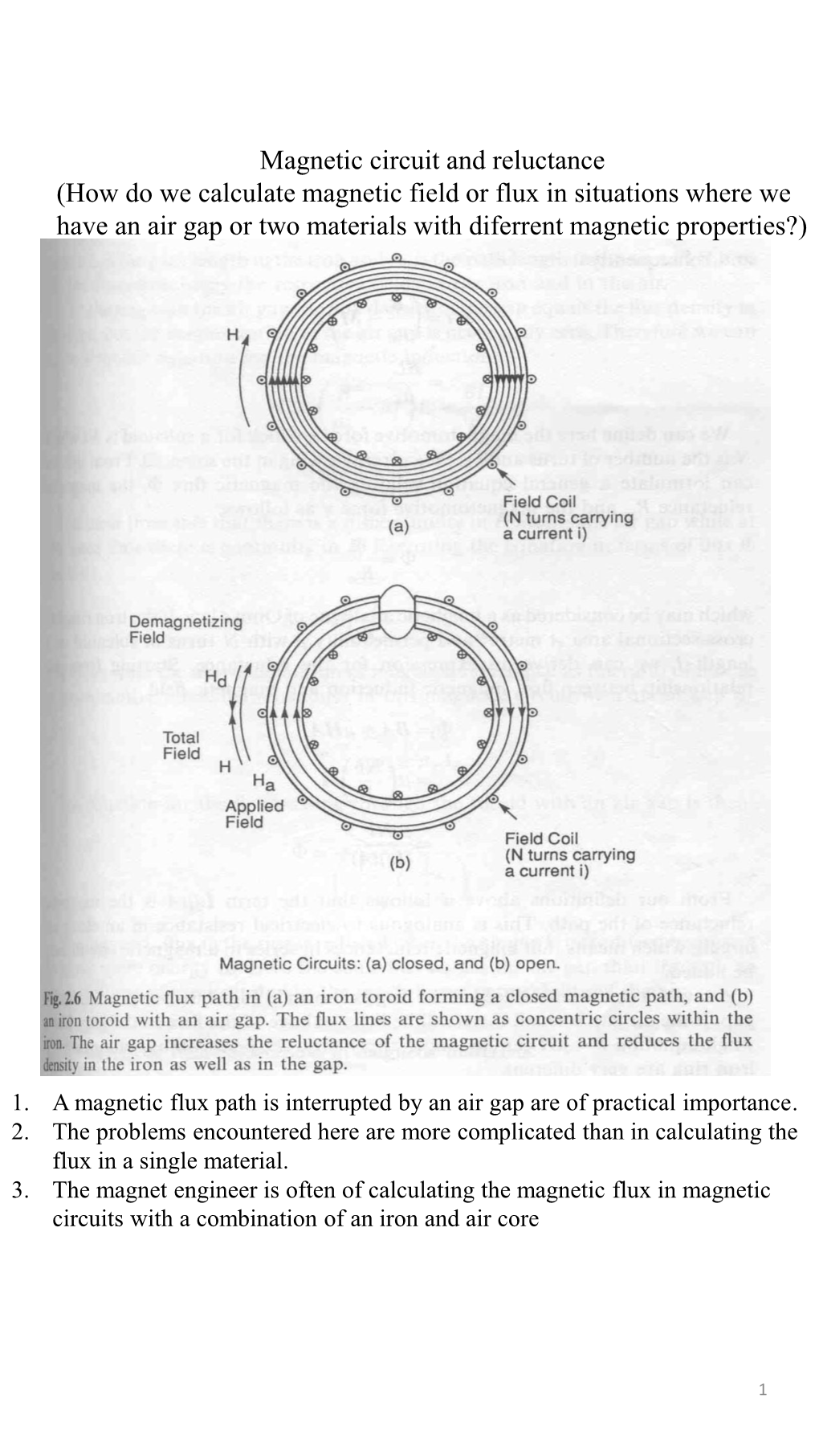 Magnetic Circuit and Reluctance (How Do We Calculate Magnetic Field Or