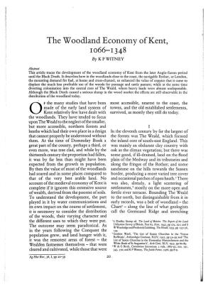 The Woodland Economy of Kent, 1066-1348