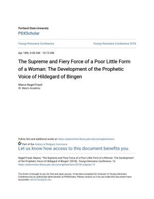 The Development of the Prophetic Voice of Hildegard of Bingen