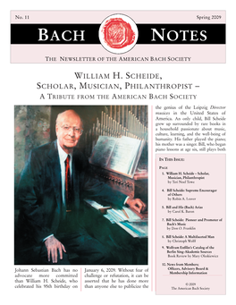 Bach Notes No. 11