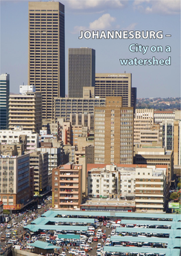 Johannesburg – City on a Watershed
