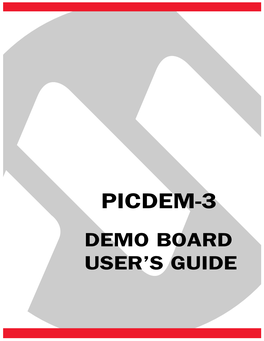 PICDEM-3 User's Guide