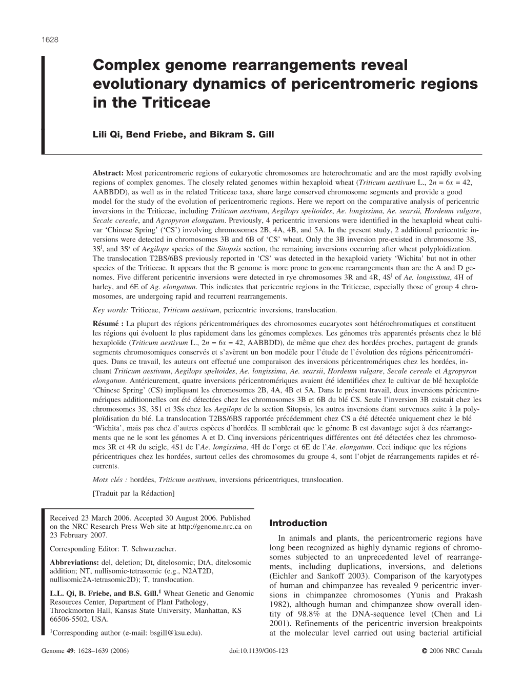 Complex Genome Rearrangements Reveal Evolutionary Dynamics of Pericentromeric Regions in the Triticeae