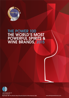 THE Worldrs MOST POWERFUL SPIRITS & WINE BRANDS, 2015