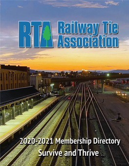 Contractor/Consultants Railway Tie Association Membership Directory 2020-2021