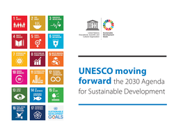 UNESCO Moving Forward the 2030 Agenda for Sustainable Development; 2017
