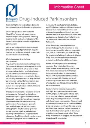 Drug-Induced Parkinsonism