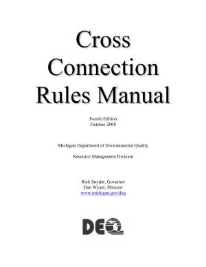 Cross Connection Rules Manual