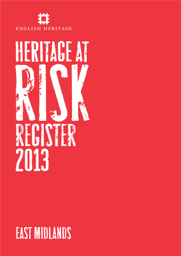 Heritage at Risk Register 2013