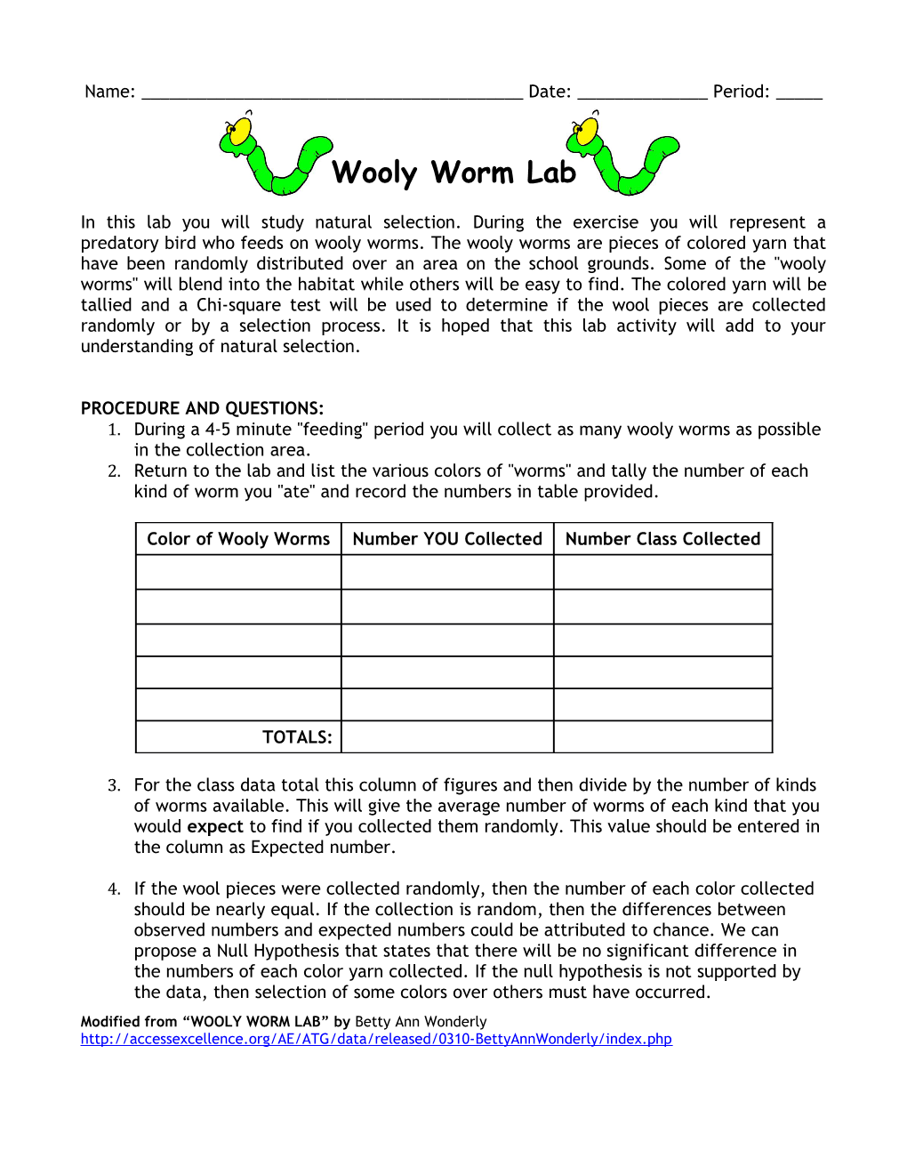 Wooly Worm Lab s2