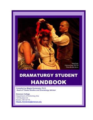 Dramaturgy Handbook
