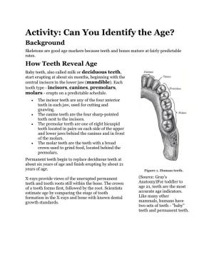 WIB Identify Age from Bone (PDF)