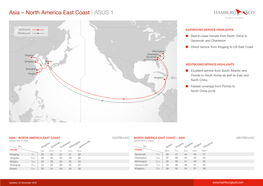 Asia – North America East Coast | ASUS 1