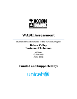 WASH Assessment