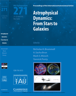 Astrophysical Dynamics: from Stars to Galaxies