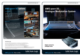 AWS 900+ SE Analogue Workstation System