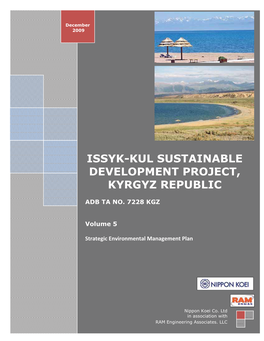 TA 7228-KGZ: Issyk-Kul Sustainable Development Project, Kyrgyz Republic