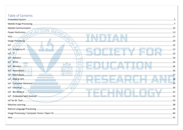 Table of Contents Embedded System