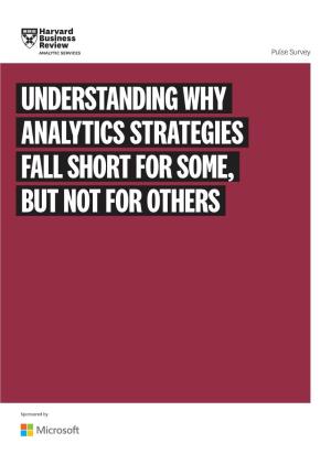 Understanding Why Analytics Strategies Fall Short for Some, but Not for Others