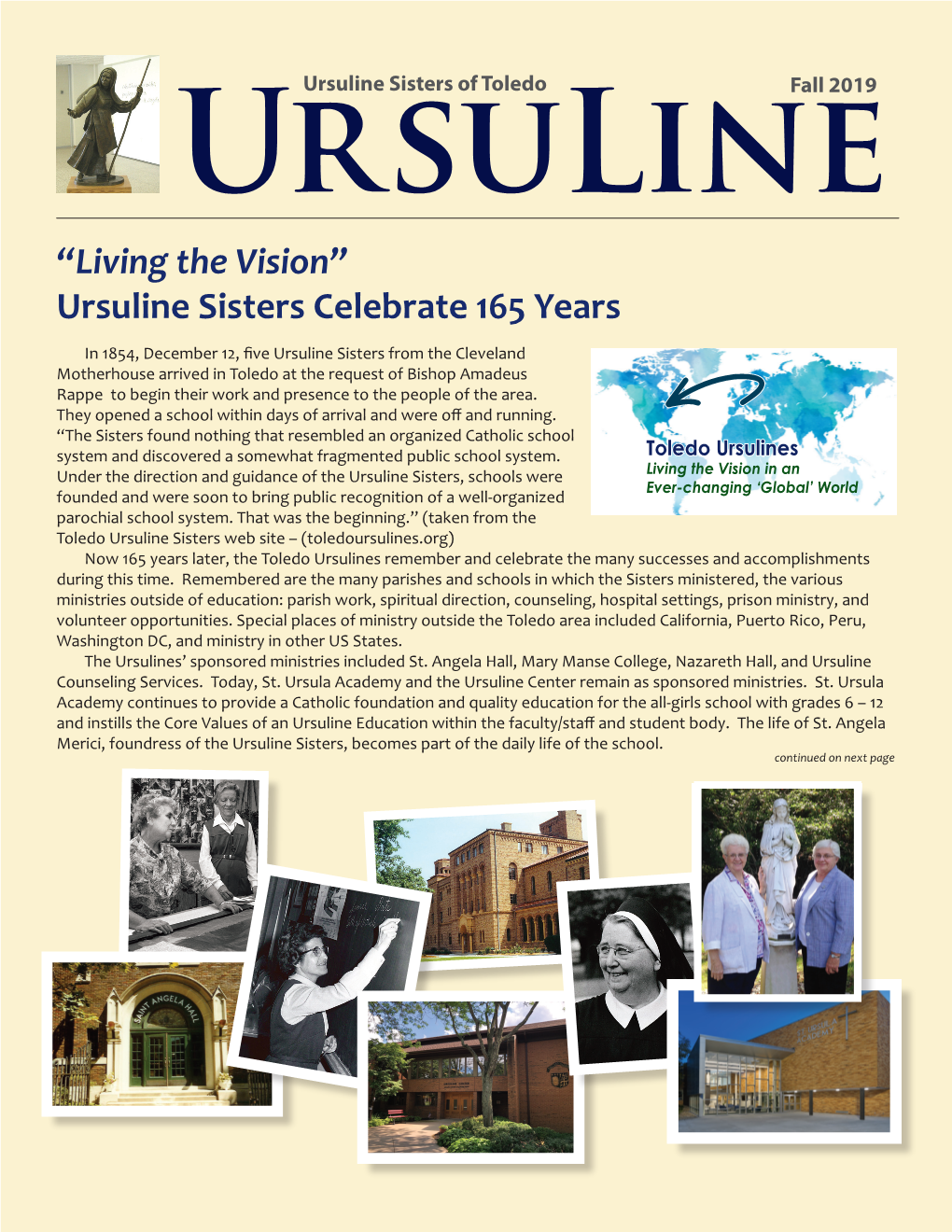 Ursuline Sisters Celebrate 165 Years