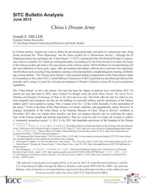 China's Dream Army
