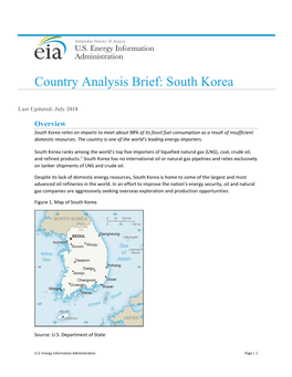 Country Analysis Brief: South Korea