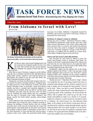 From Alabama to Israel with Love! by Laura King Has Seen a Lot of Duty