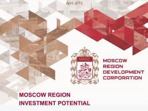 MOSCOW REGION INVESTMENT POTENTIAL 2 Moscow Region: Overview
