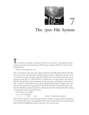 The /Proc File System
