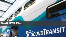 Draft ST3 Plan May 2016 Sound Transit District