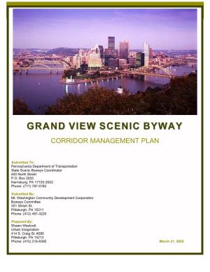 Grandview Scenic Byway Corridor Management Plan