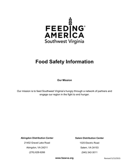 Food Safety Information-2015