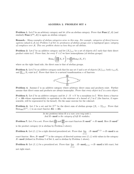 Problem Sheet 4