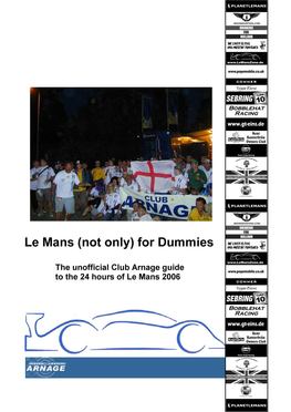 Download the 2006 Edition of the CA Le Mans Guide